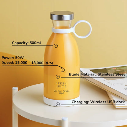 Fresh Juice Mini Portable Blender Bottle